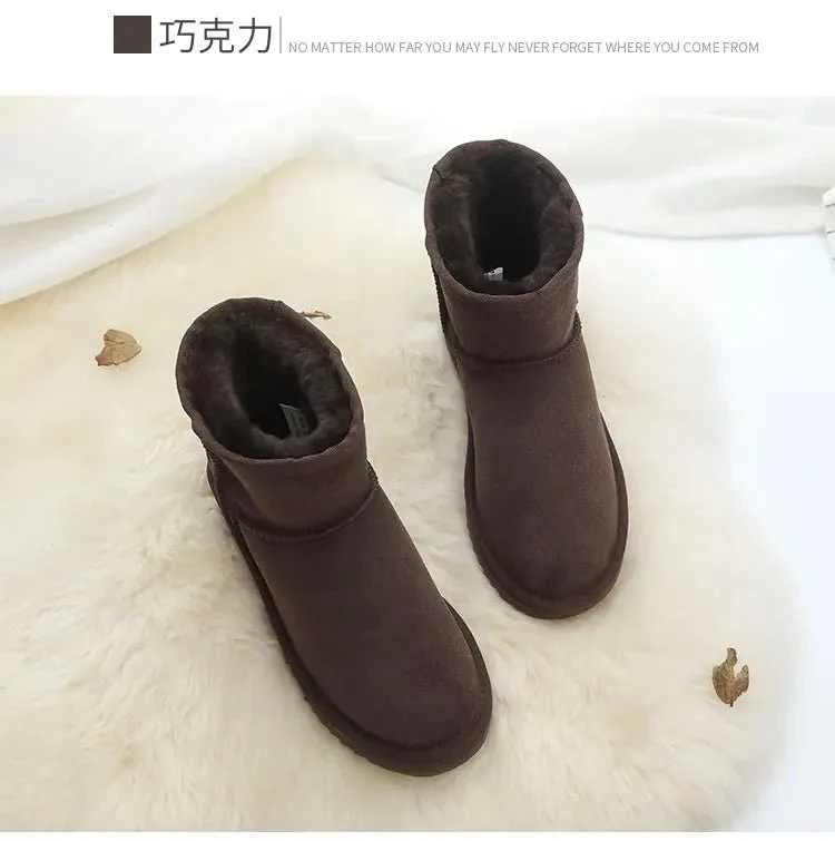 Winterstiefel aus Lammfell – Damen-Stiefeletten aus echtem Fell für ultimativen Komfort