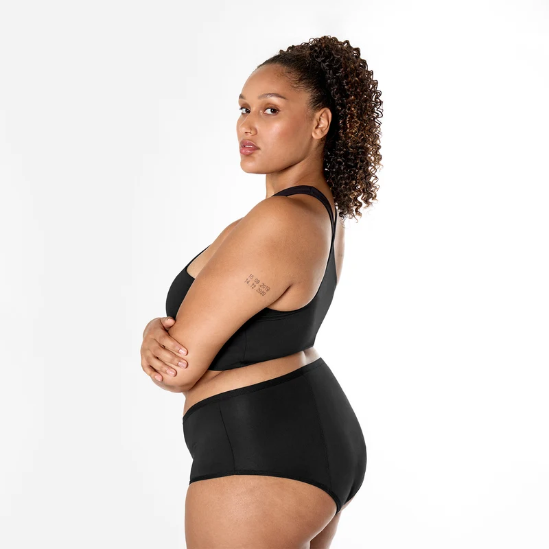 SNOCKS x femtis Period Panty - JULE Highwaist Ultra | Schwarz