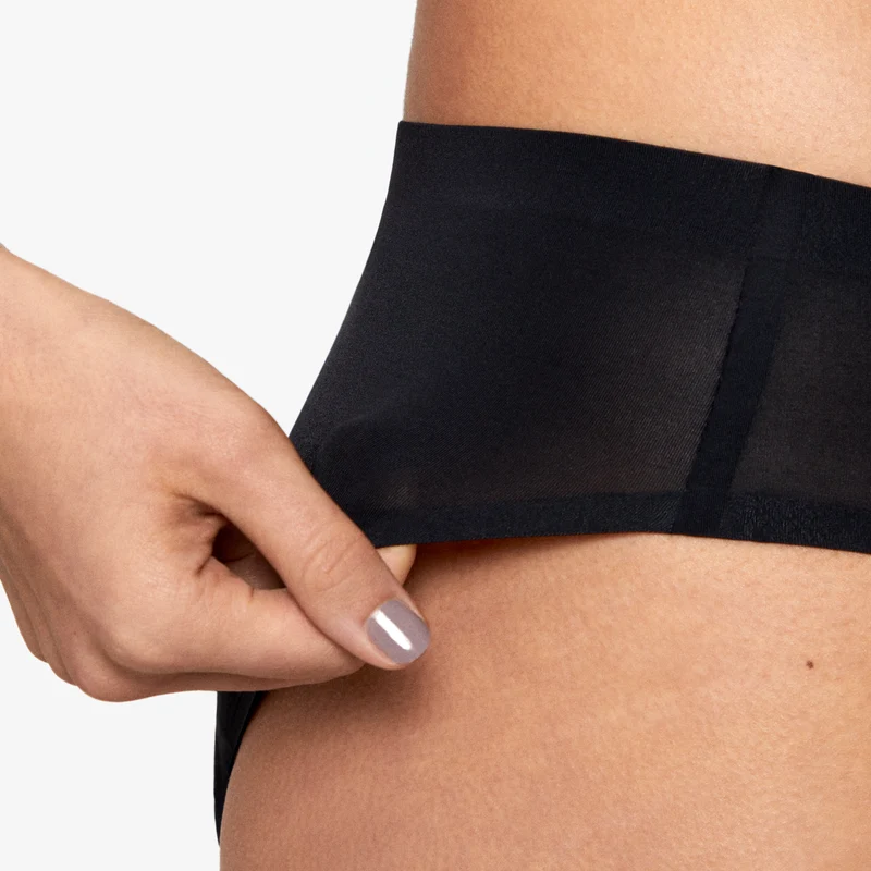 SNOCKS x femtis Period Panty - NOLA Seamless | Schwarz