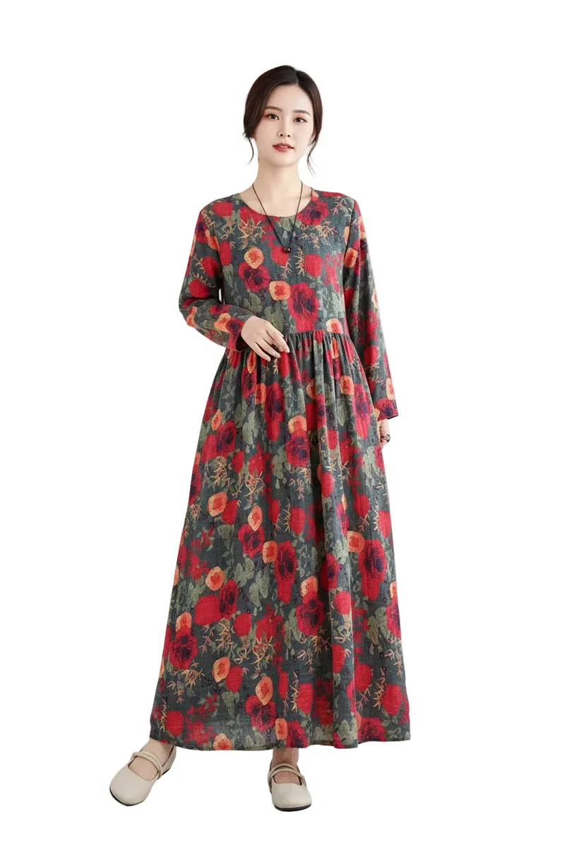 Lange, geblümte Vintage-Kleider für Damen: Mühelose Eleganz in diesem Frühling