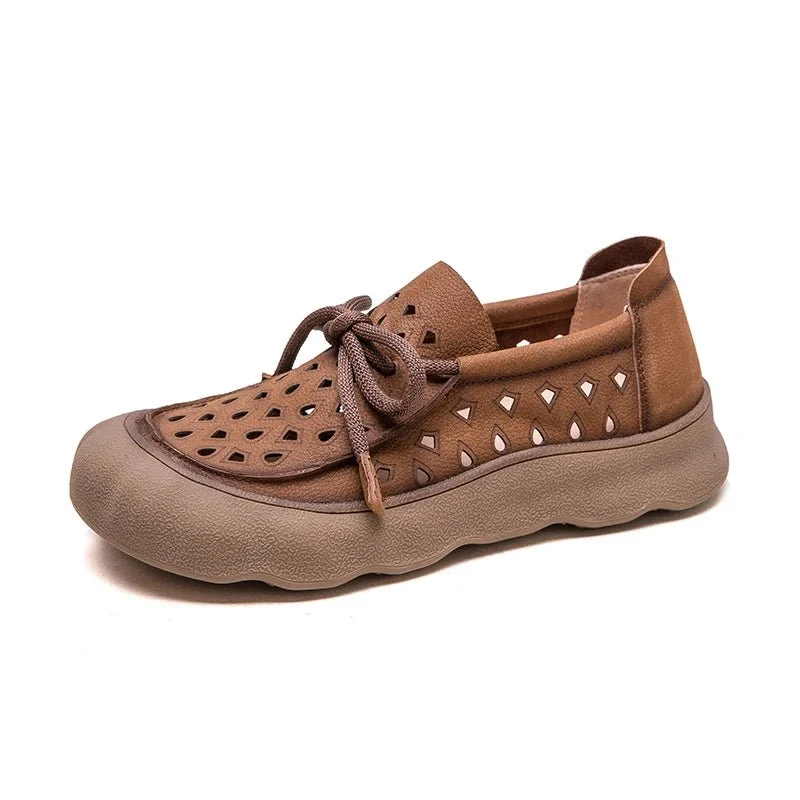 AIYUQI Genuine Leather Women's Sneakers - Non-Slip German Style Trainers