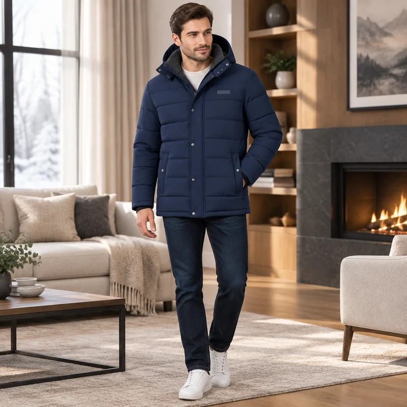 Lässige Herren-Winterjacke: Warm und stylisch durch die Saison