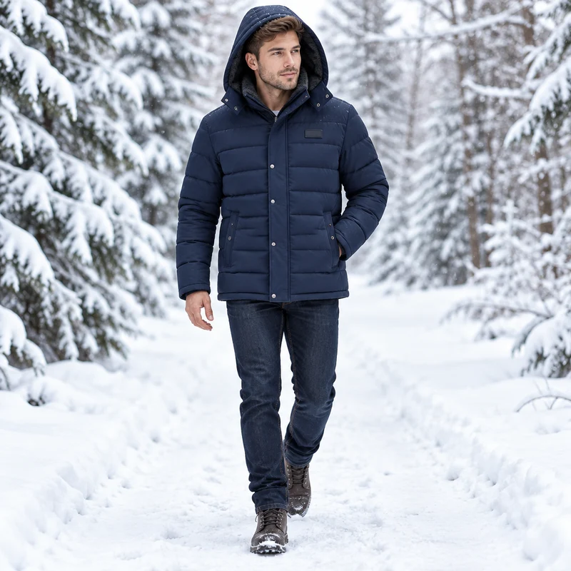 Lässige Herren-Winterjacke: Warm und stylisch durch die Saison