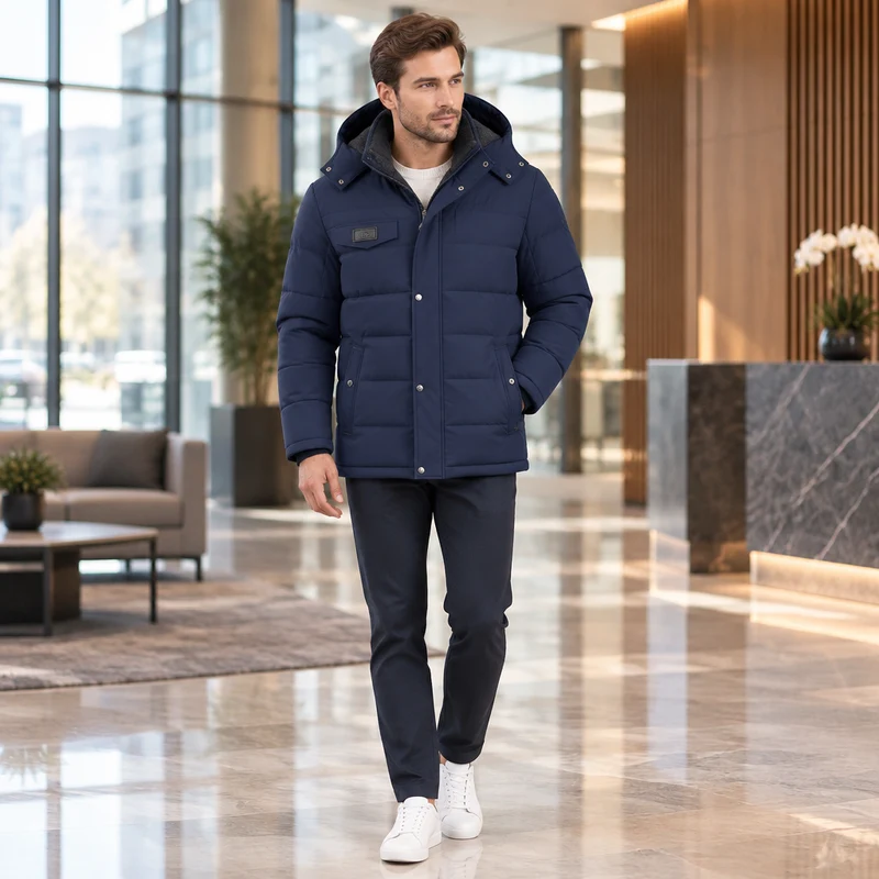 Lässige Herren-Winterjacke: Warm und stylisch durch die Saison