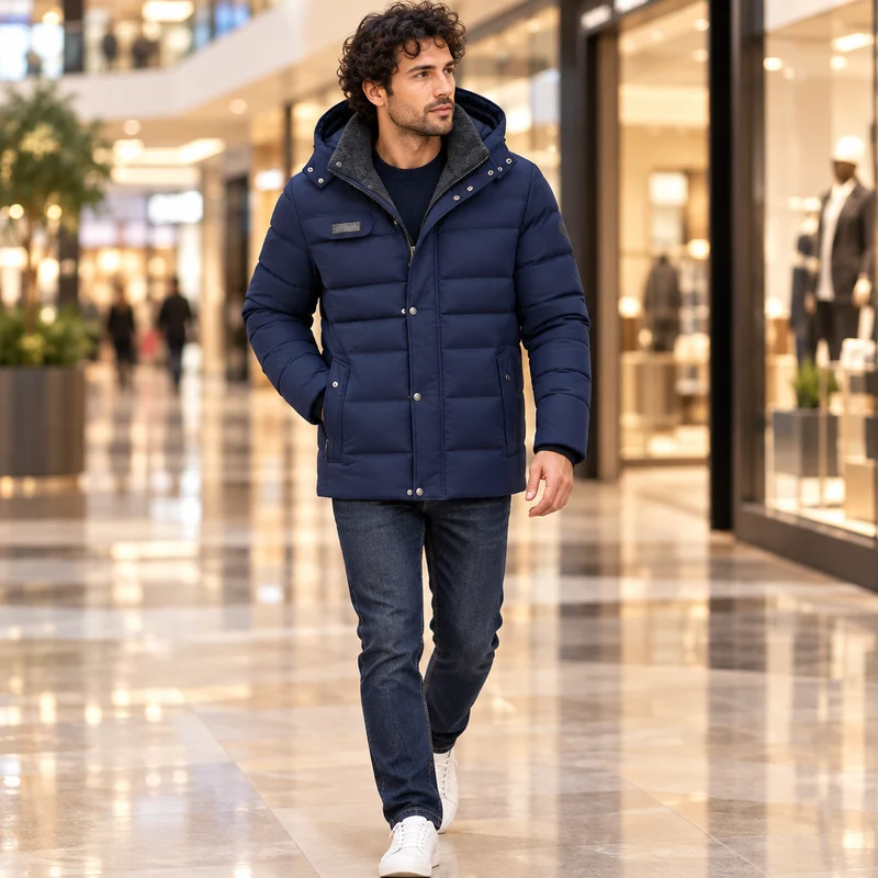 Lässige Herren-Winterjacke: Warm und stylisch durch die Saison