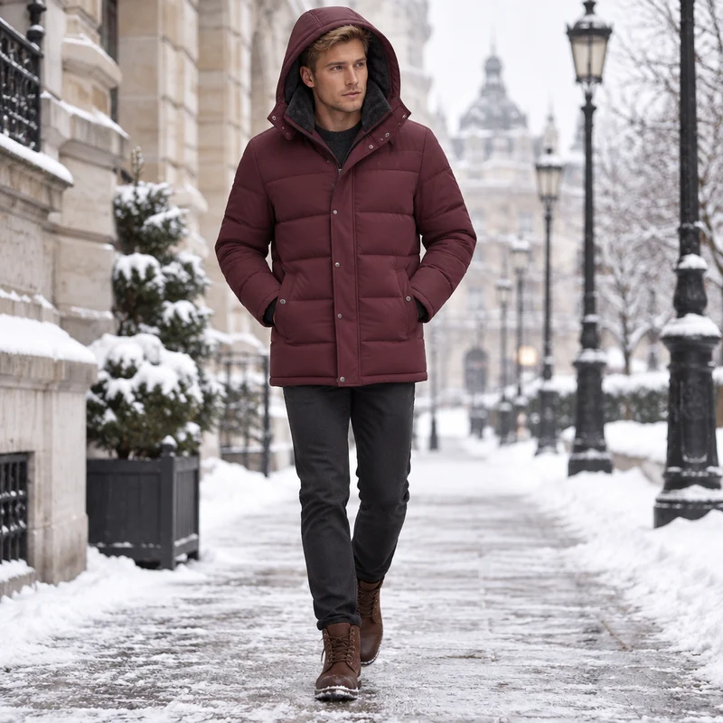 Lässige Herren-Winterjacke: Warm und stylisch durch die Saison