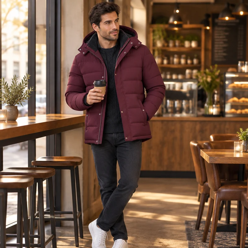 Lässige Herren-Winterjacke: Warm und stylisch durch die Saison