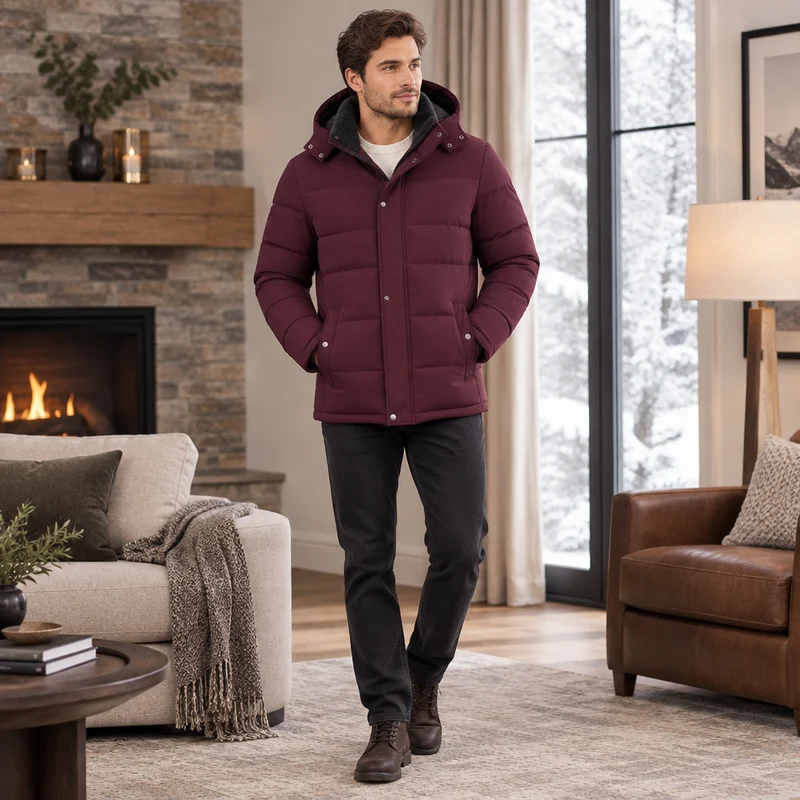 Lässige Herren-Winterjacke: Warm und stylisch durch die Saison