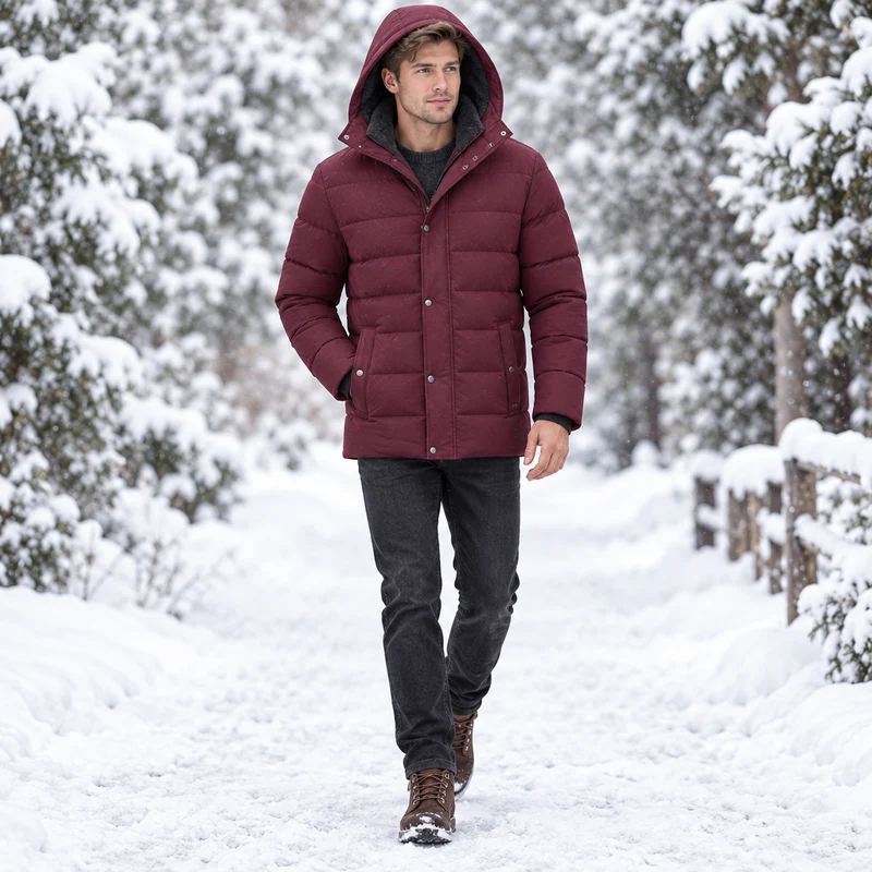 Lässige Herren-Winterjacke: Warm und stylisch durch die Saison