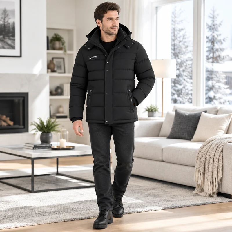 Lässige Herren-Winterjacke: Warm und stylisch durch die Saison