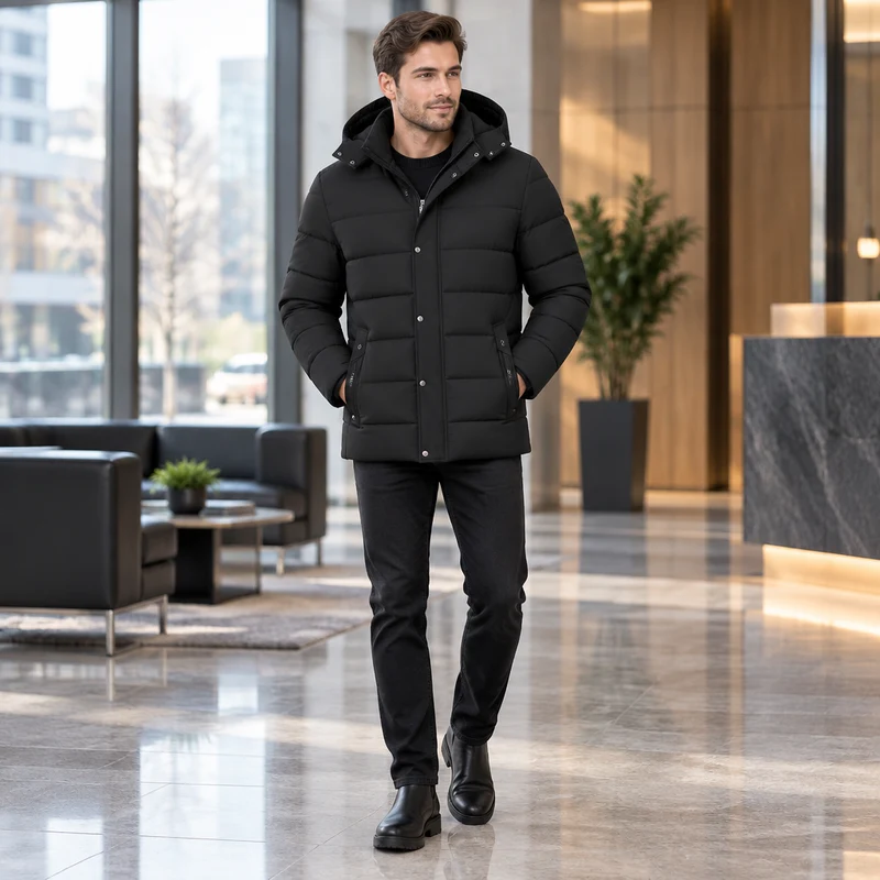 Lässige Herren-Winterjacke: Warm und stylisch durch die Saison