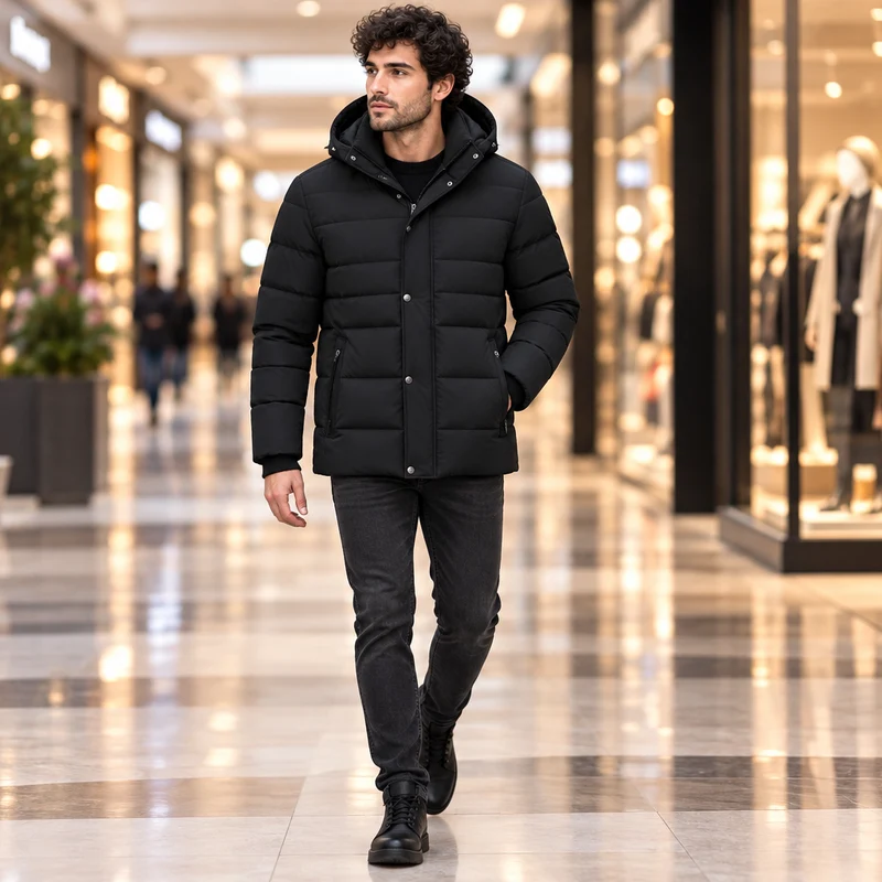 Lässige Herren-Winterjacke: Warm und stylisch durch die Saison