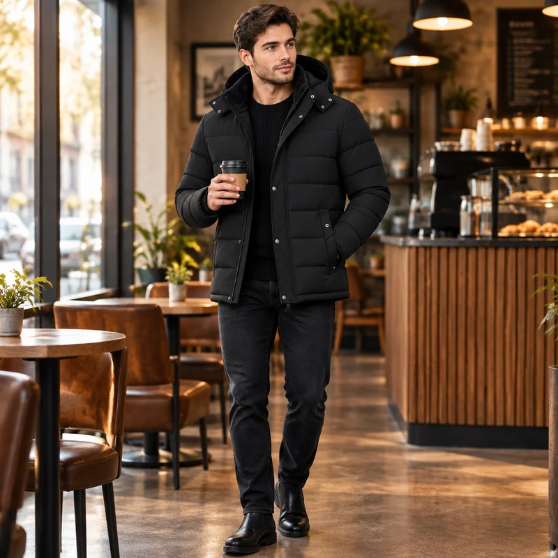 Lässige Herren-Winterjacke: Warm und stylisch durch die Saison