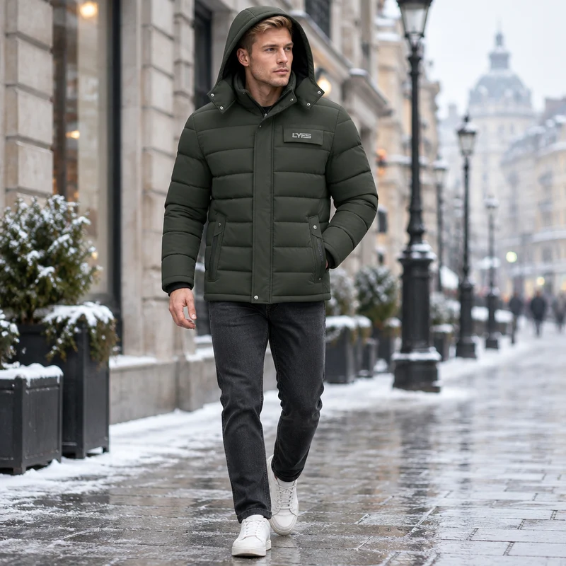 Lässige Herren-Winterjacke: Warm und stylisch durch die Saison