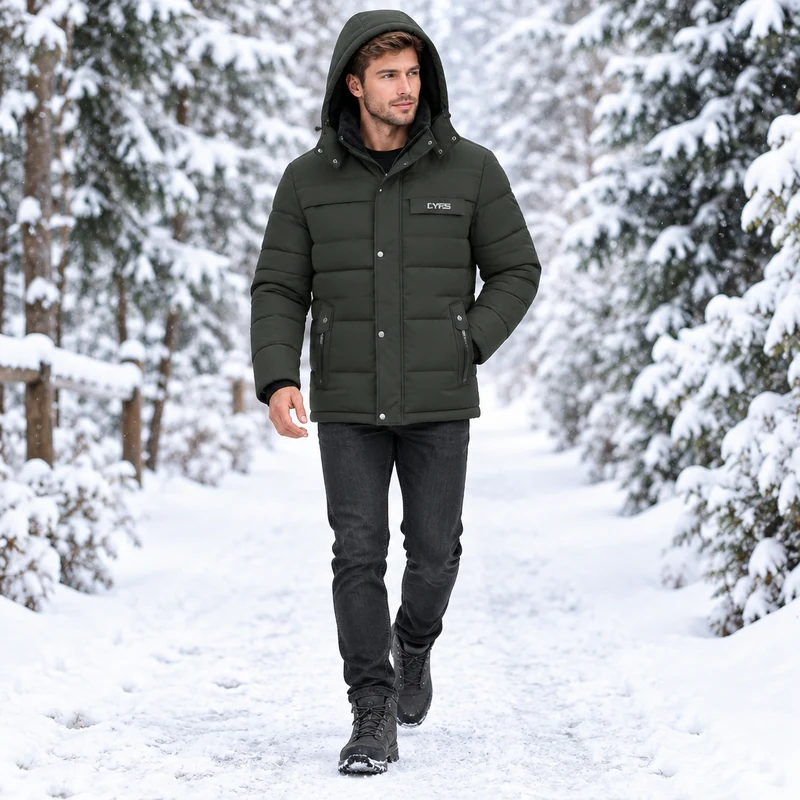 Lässige Herren-Winterjacke: Warm und stylisch durch die Saison