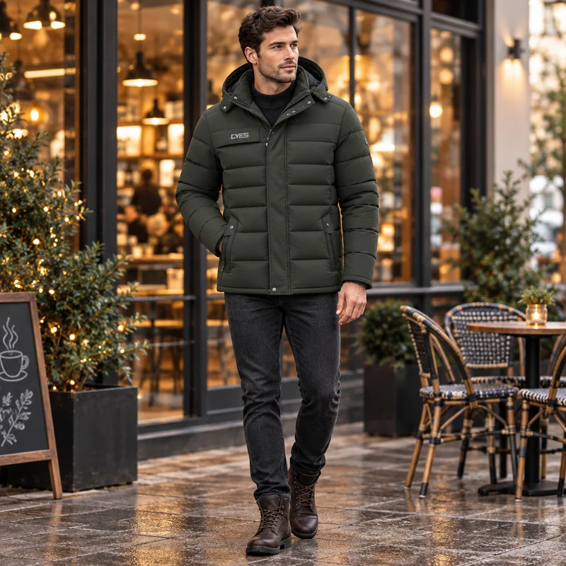 Lässige Herren-Winterjacke: Warm und stylisch durch die Saison