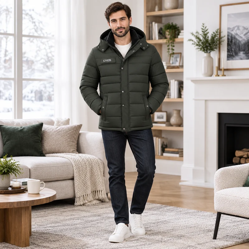 Lässige Herren-Winterjacke: Warm und stylisch durch die Saison