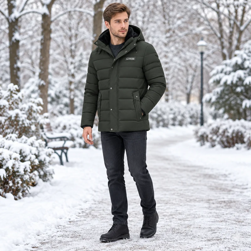 Lässige Herren-Winterjacke: Warm und stylisch durch die Saison