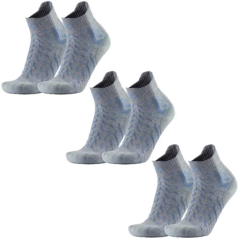 Set of 3 pairs - Hiking socks - Trekking Cool Light Ankle unisex grey/blue