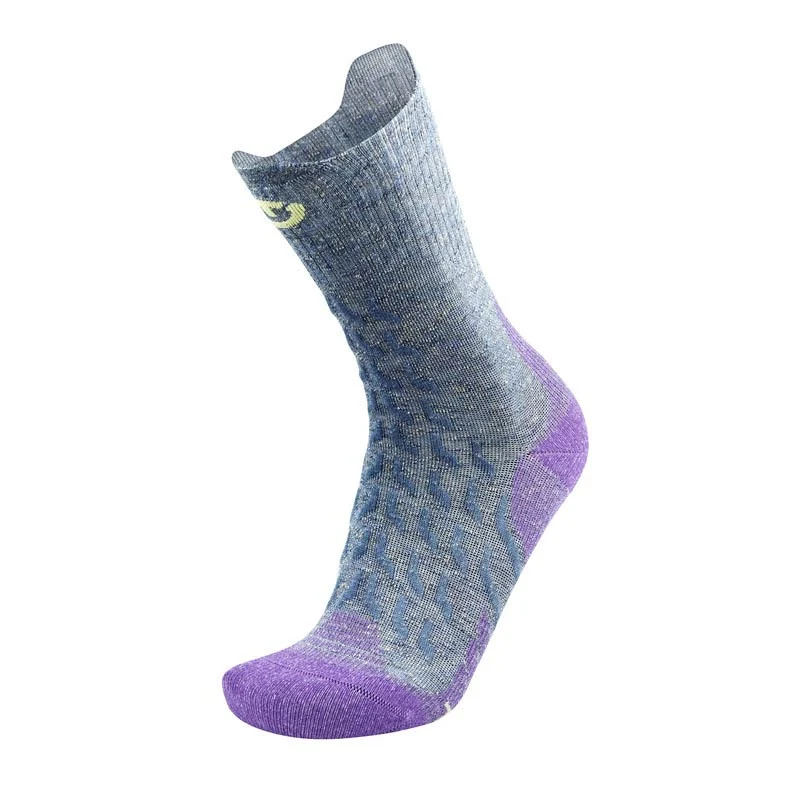 Set of 3 pairs - Hiking socks - Trekking Ultracool Linen Crew women grey/purple