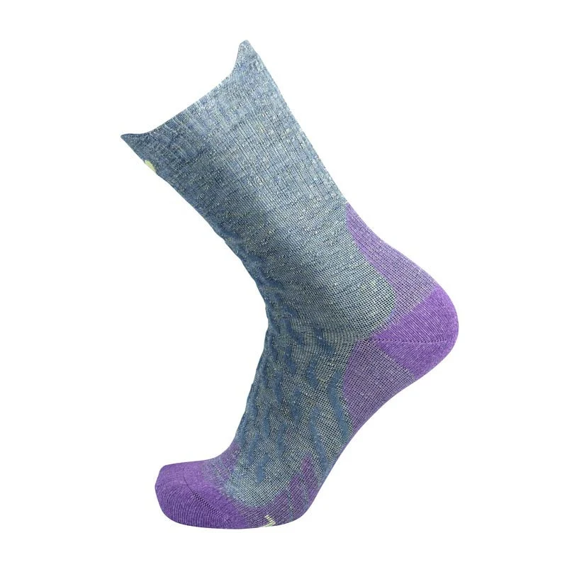 Set of 3 pairs - Hiking socks - Trekking Ultracool Linen Crew women grey/purple