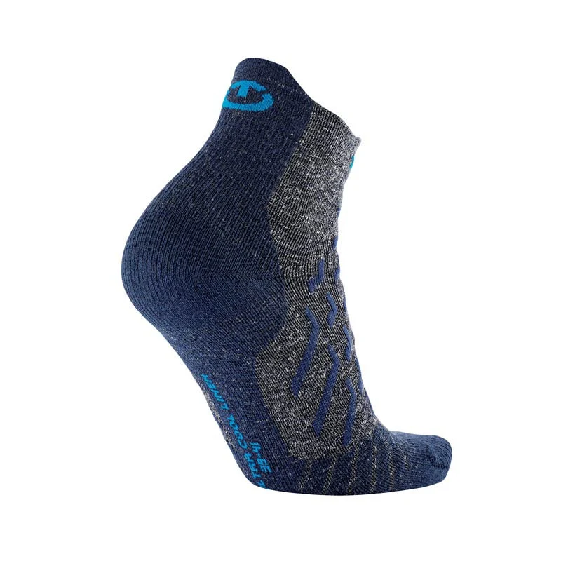 Trekking socks - Trekking Ultracool Linen Ankle unisex grey/navy
