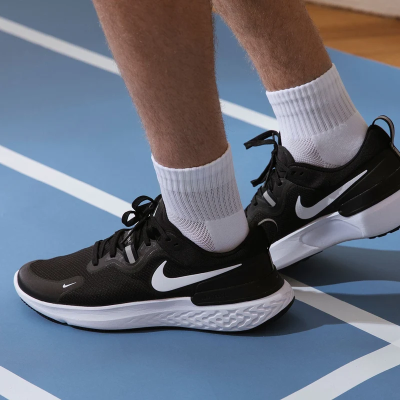 Mittelhohe Laufsocken | Schwarz-Weiß