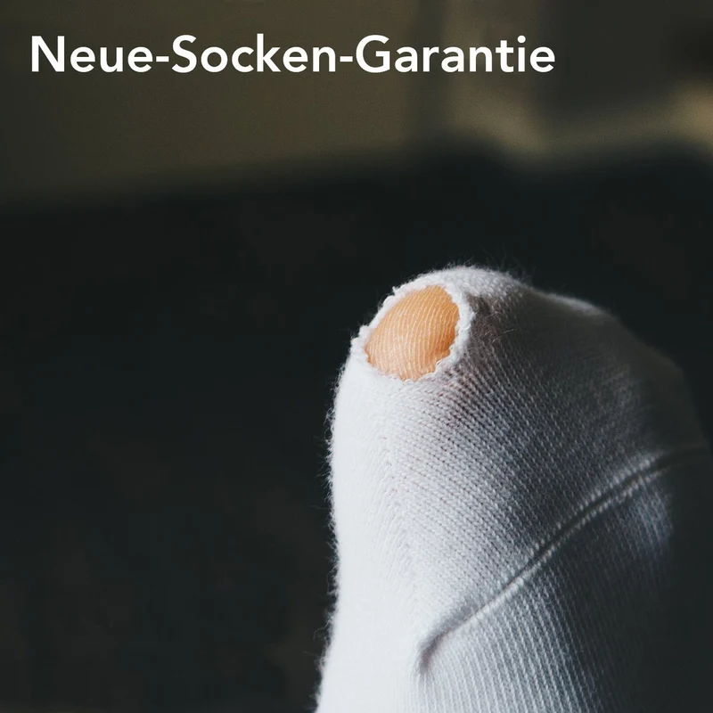 Mittelhohe Laufsocken | Schwarz-Weiß