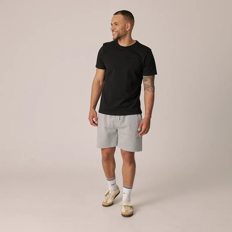 Basic T-Shirt Herren | Schwarz