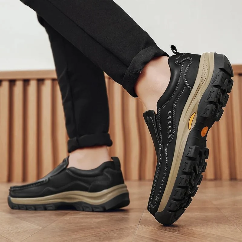 Handgefertigte Herren-Loafer: Stilvolle Low-Top-Schuhe für Büro und Freizeit