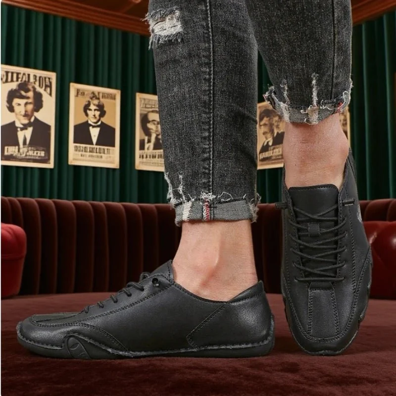 Leichte Herren-Ankle-Boots für Freizeitspaziergänge und Autofahren