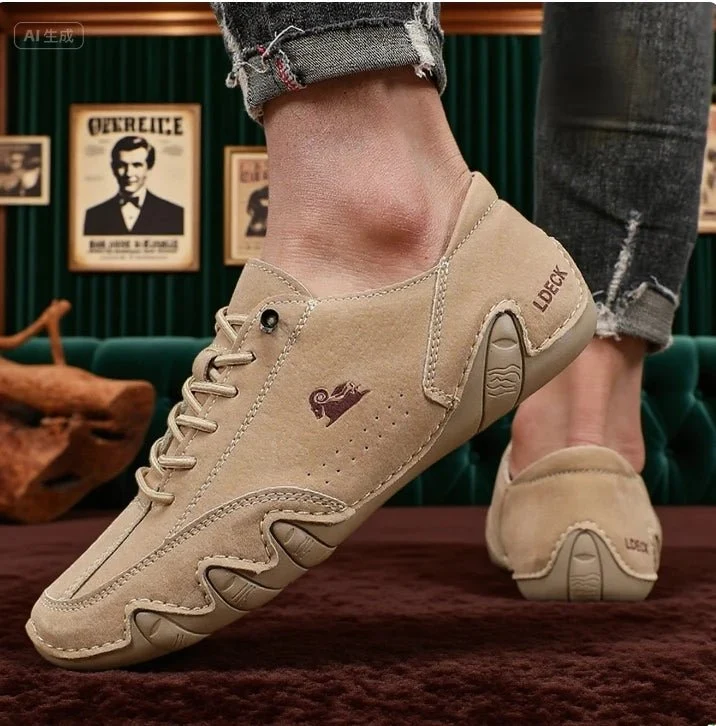 Leichte Herren-Ankle-Boots für Freizeitspaziergänge und Autofahren