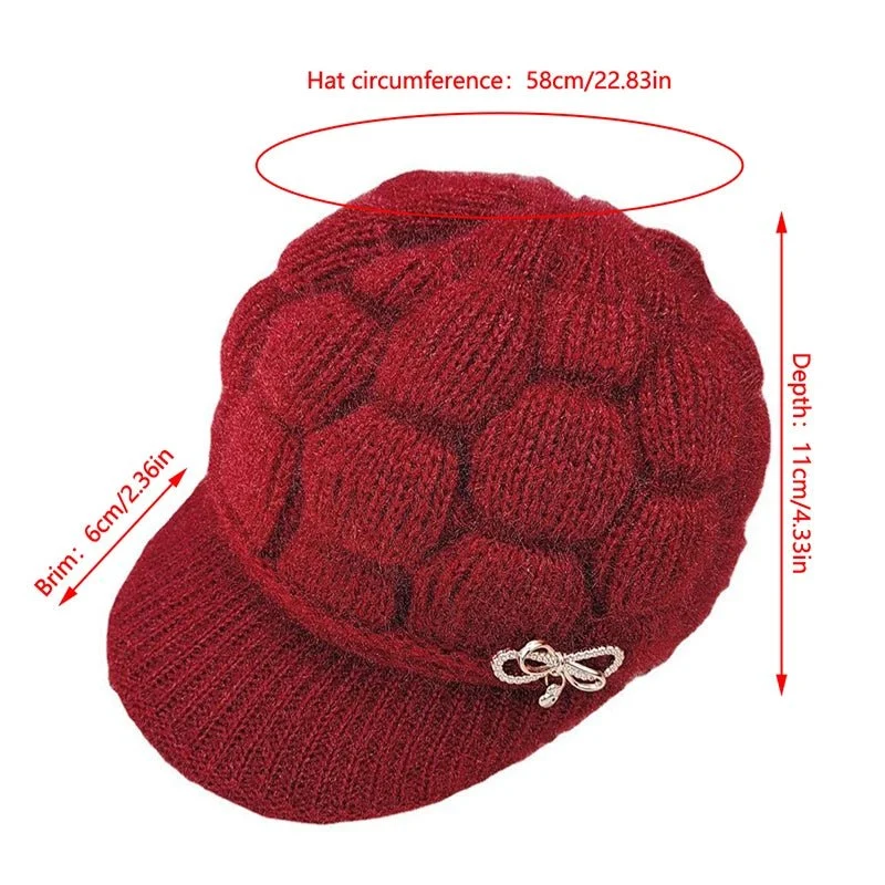 Kuschelige Winterstrickmütze: Wärme und Stil für Mama oder Oma