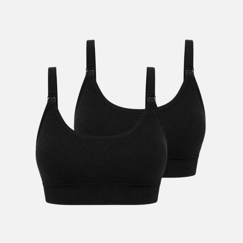 Umstands-BH Seamless | Schwarz
