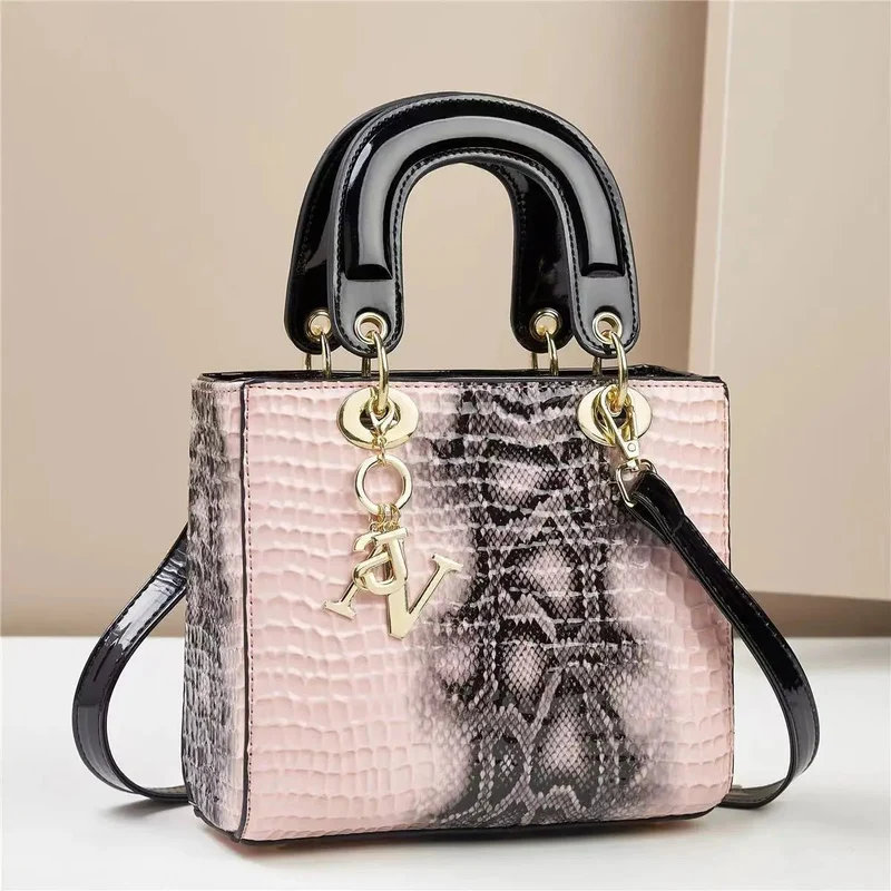 Elegante Schultertasche aus Leder für Damen – Luxuriöse Designer-Umhängetasche