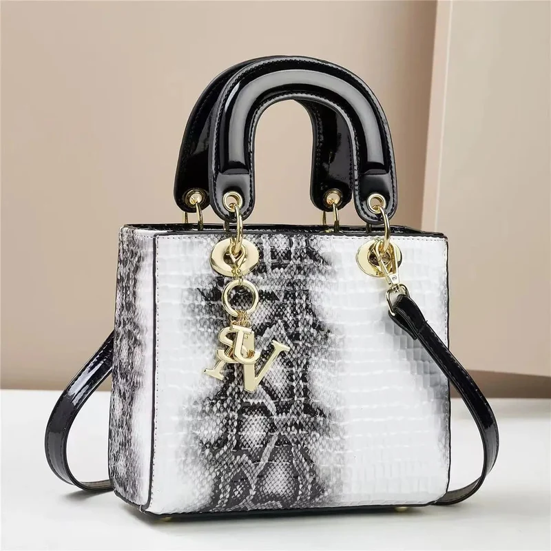 Elegante Schultertasche aus Leder für Damen – Luxuriöse Designer-Umhängetasche