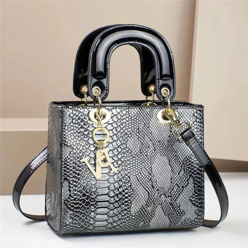 Elegante Schultertasche aus Leder für Damen – Luxuriöse Designer-Umhängetasche