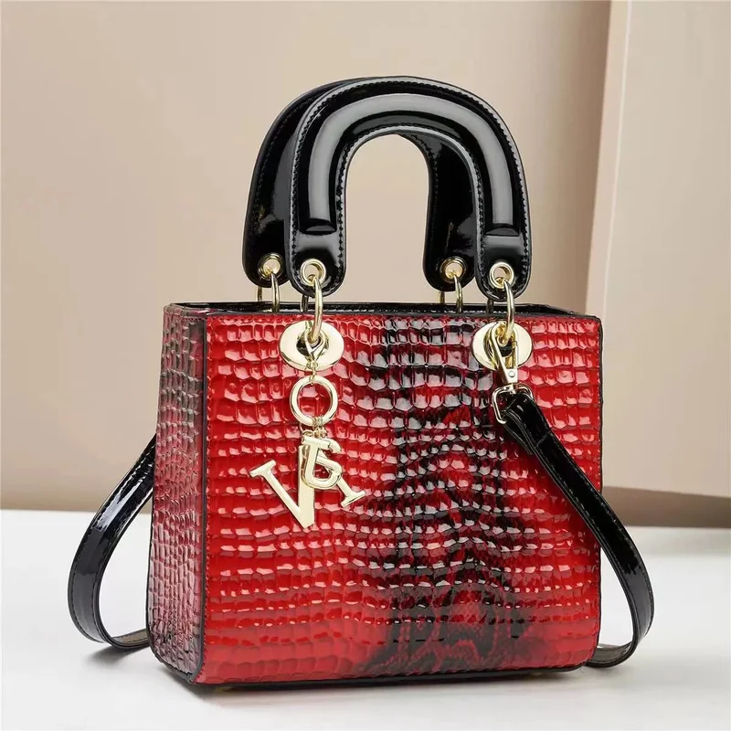 Elegante Schultertasche aus Leder für Damen – Luxuriöse Designer-Umhängetasche