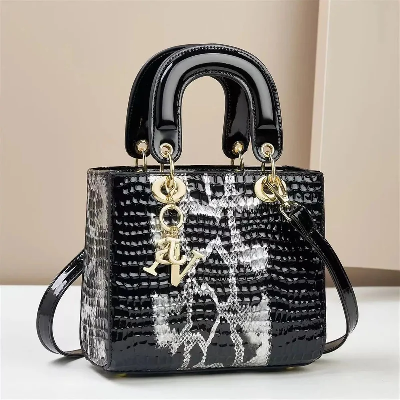 Elegante Schultertasche aus Leder für Damen – Luxuriöse Designer-Umhängetasche