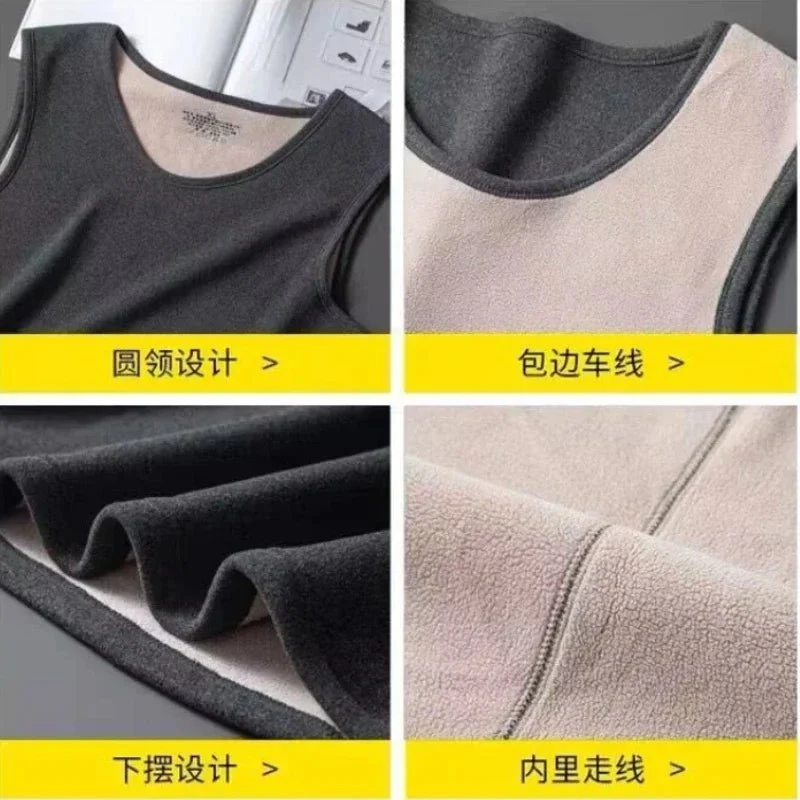 Thermounterwäsche aus Samt für Herren, XL-4XL – Schmale Passform, bequem