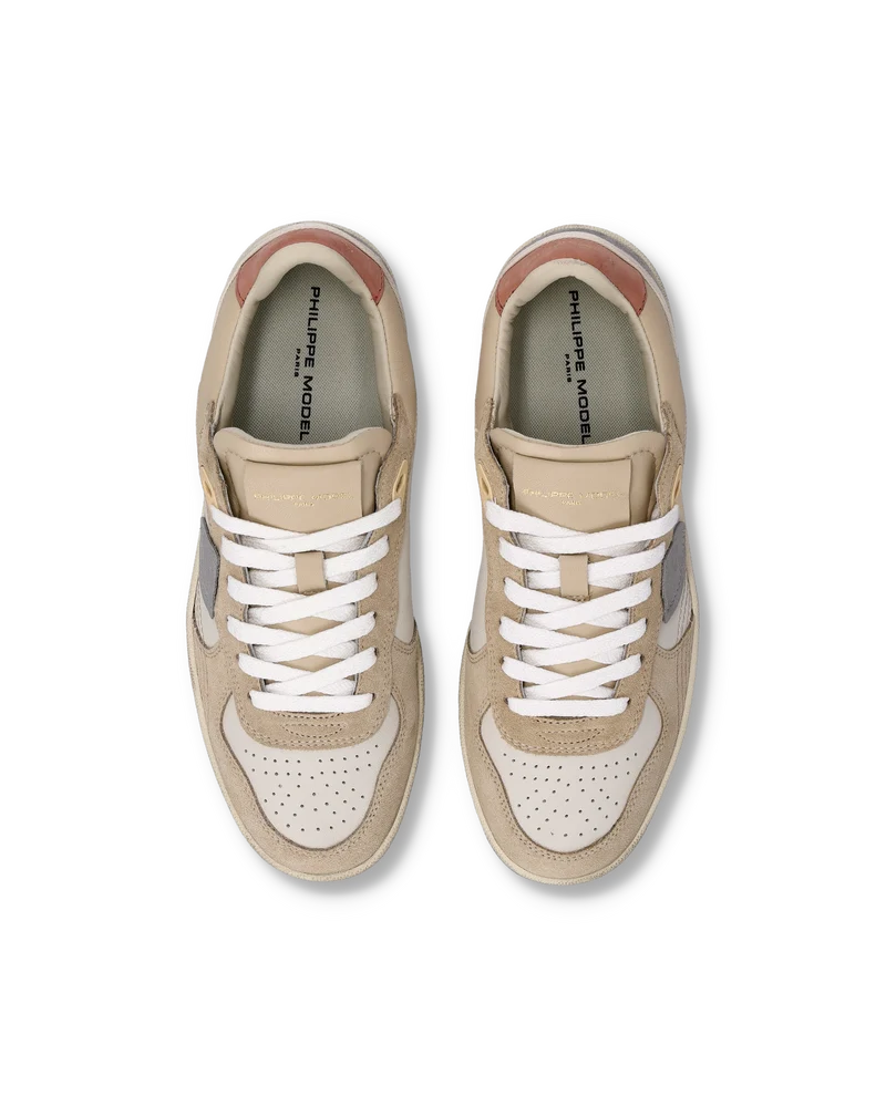 Sneakers Pgal Women, Milk Beige Antique Pink