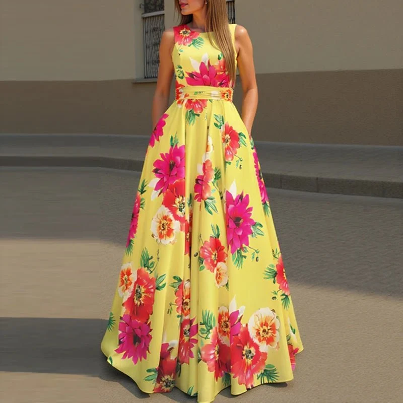 Boho-Maxikleid mit Blumenmuster – Verleihen Sie Ihrem Sommer-Look mit ZANZEA das gewisse Etwas