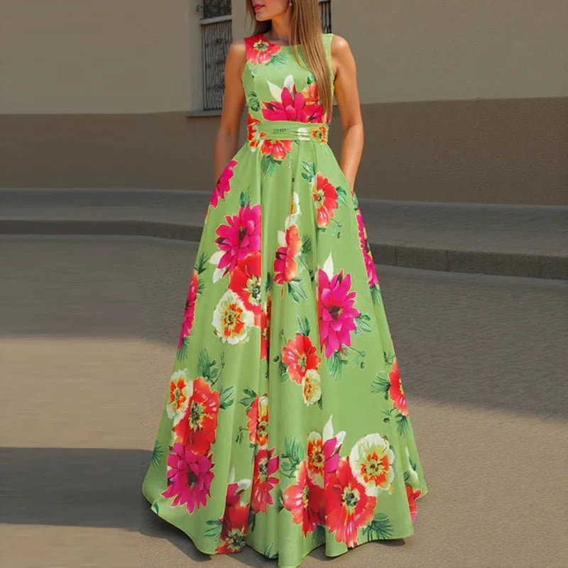 Boho-Maxikleid mit Blumenmuster – Verleihen Sie Ihrem Sommer-Look mit ZANZEA das gewisse Etwas
