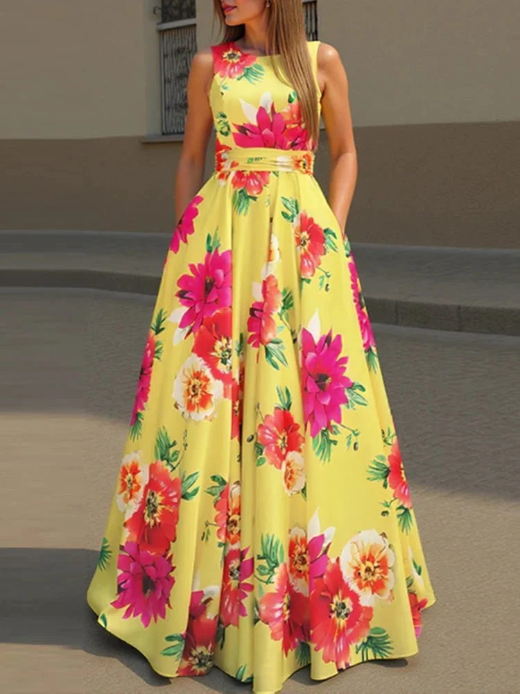 Boho-Maxikleid mit Blumenmuster – Verleihen Sie Ihrem Sommer-Look mit ZANZEA das gewisse Etwas