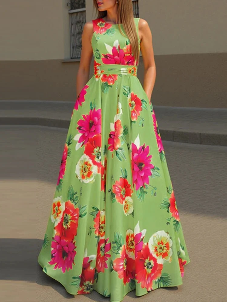 Boho-Maxikleid mit Blumenmuster – Verleihen Sie Ihrem Sommer-Look mit ZANZEA das gewisse Etwas