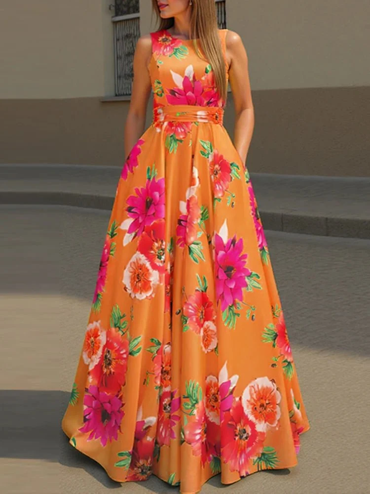 Boho-Maxikleid mit Blumenmuster – Verleihen Sie Ihrem Sommer-Look mit ZANZEA das gewisse Etwas