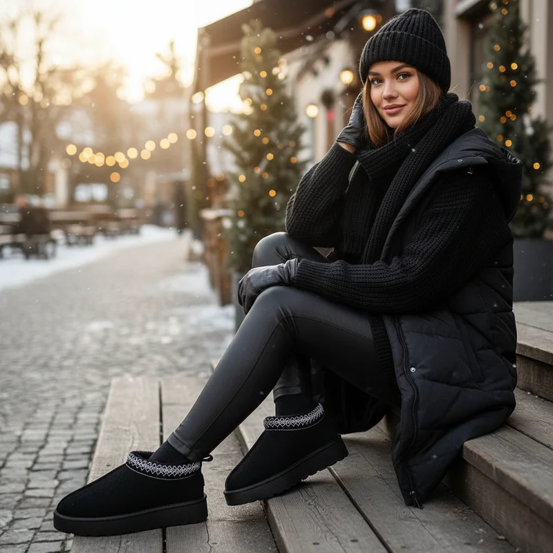 Gemütliche, warme Damen-Schneestiefel – Ultimativer Komfort für Winterabenteuer