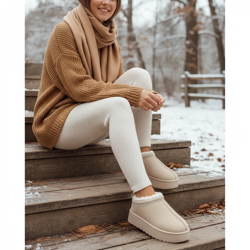 Gemütliche, warme Damen-Schneestiefel – Ultimativer Komfort für Winterabenteuer