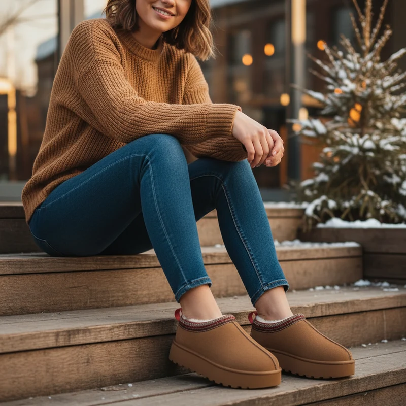 Gemütliche, warme Damen-Schneestiefel – Ultimativer Komfort für Winterabenteuer