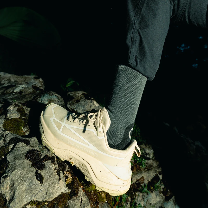 Hiking Socks - Outdoor Comfort Crew Charcoal/Black
